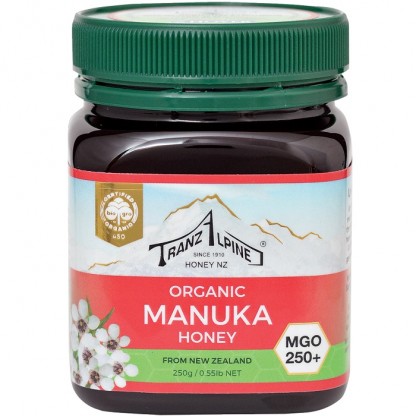 Miere de Manuka MGO 250+ bio 250g TranzAlpine