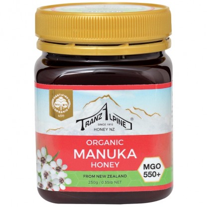 Miere de Manuka MGO 550+ bio 250g TranzAlpine