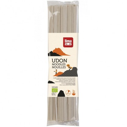 Taitei japonezi traditionali Udon bio, din grau integral 250g Lima