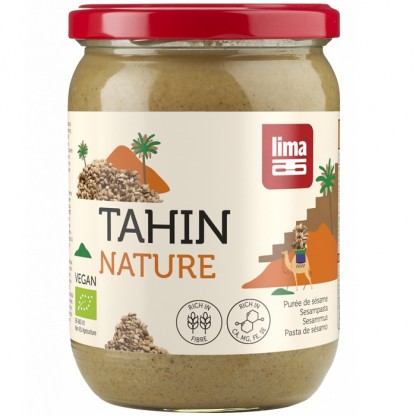 Tahini din susan integral bio, fara sare 225g Lima