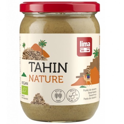 Tahini din susan integral bio, fara sare 500g Lima