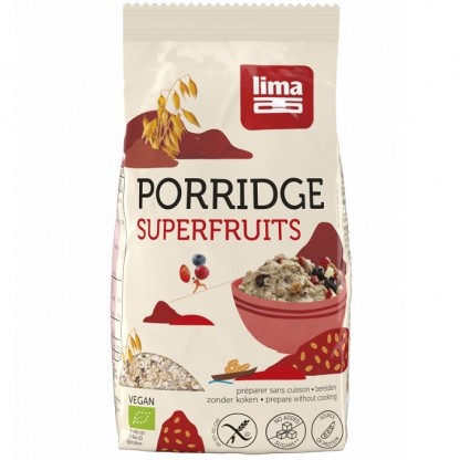 Porridge Express cu superfructe bio, fara gluten 350g Lima