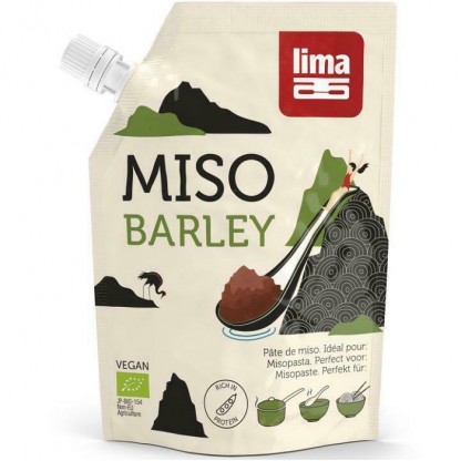 Pasta Miso de orz si soia bio, produs japonez 300g Lima