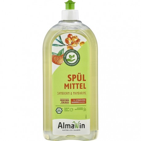 Detergent de vase concentrat cu catina si mandarine bio 1 L AlmaWin