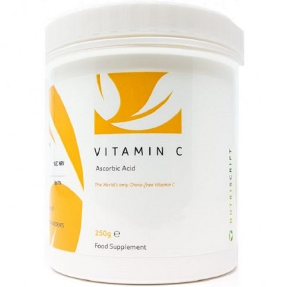 Vitamina C alcalina pura (sodium ascorbate) non-China 250g Nutriscript