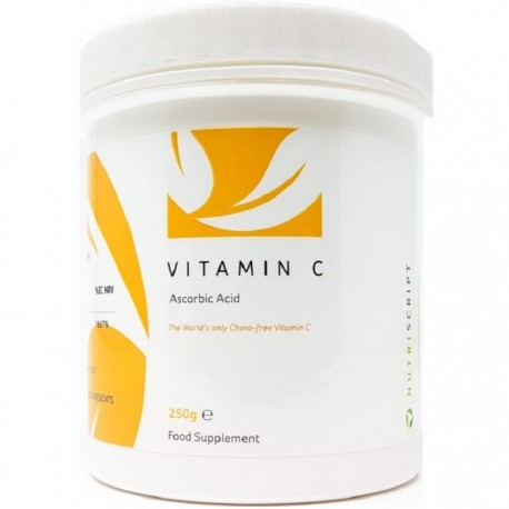 Vitamina C alcalina pura (sodium ascorbate) non-China 250g Nutriscript