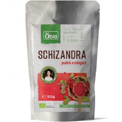 Schizandra pulbere raw bio 125g Obio