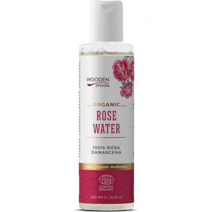 Apa de trandafir Rosa Damascena bio 200ml Wooden Spoon