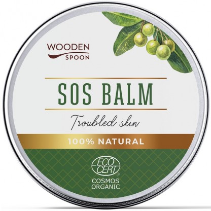Balsam SOS cu oxid de Zinc pentru piele cu probleme, bio 60ml Wooden Spoon
