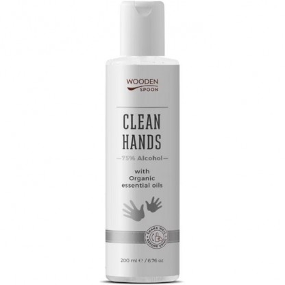 Igienizant natural pentru maini Clean Hands 200ml Wooden Spoon