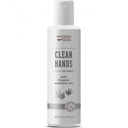 Igienizant natural pentru maini Clean Hands 200ml Wooden Spoon