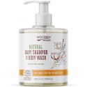 Sampon si gel dus bio pentru copii si bebelusi Cotton Kiss 300ml Wooden Spoon