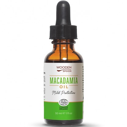 Ulei de Macadamia bio, presat la rece 30ml Wooden Spoon