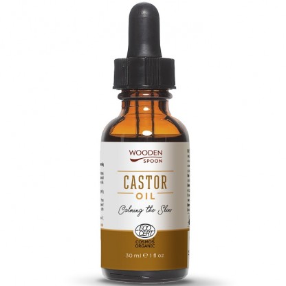 Ulei de Ricin bio, presat la rece 30ml Wooden Spoon