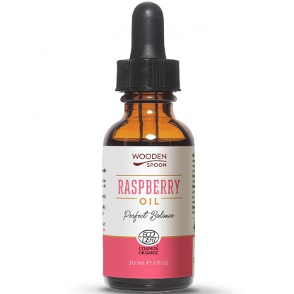 Ulei de Zmeura bio, presat la rece 30ml Wooden Spoon