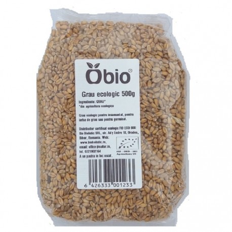 Grau boabe bio, integral 500g Obio