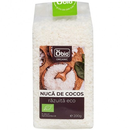 Nuca de cocos razuita bio, fara gluten 200g Obio