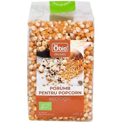 Porumb pentru popcorn bio 400g Obio