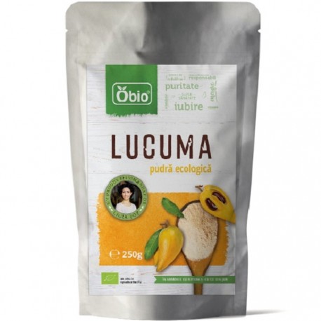 Lucuma pulbere bio 250g Obio Lucuma pulbere bio 250g Obio