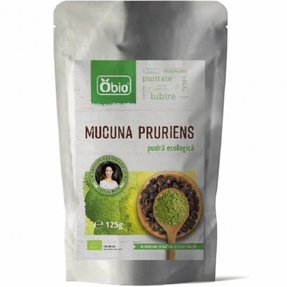 Mucuna pruriens pulbere bio 125g Obio