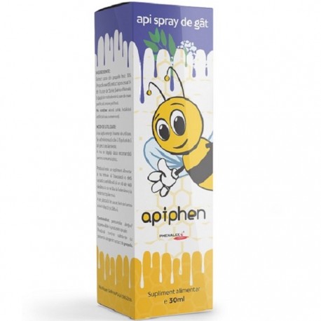 Apiphen api spray de gat pentru copii si adulti 30ml Phenalex Apiphen api spray de gat pentru copii si adulti 30ml Phenalex