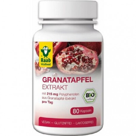 Rodie extract bio 215mg, 80 capsule vegane Raab Vitalfood