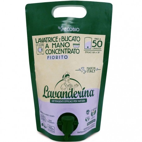 Detergent concentrat pentru rufe cu miros floral, ecologic 2000ml Lavanderina
