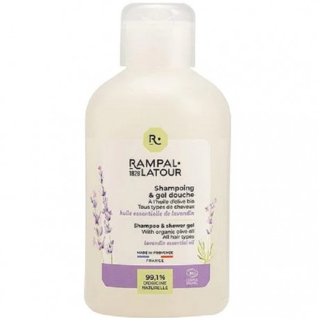 Gel de dus si sampon bio cu masline si lavanda 250ml Rampal Latour