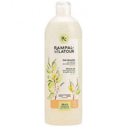 Gel de dus bio cu migdale si miere (hipoalergen) 1000ml Rampal Latour