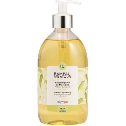 Sapun lichid de Marsilia cu verbina bio 500ml Rampal Latour