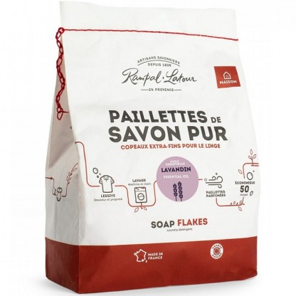 Fulgi de sapun de Marsilia cu lavanda pentru spalarea rufelor 750g Rampal Latour