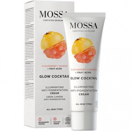 Crema iluminatoare anti pete pigmentare Glow Cocktail 50ml Mossa