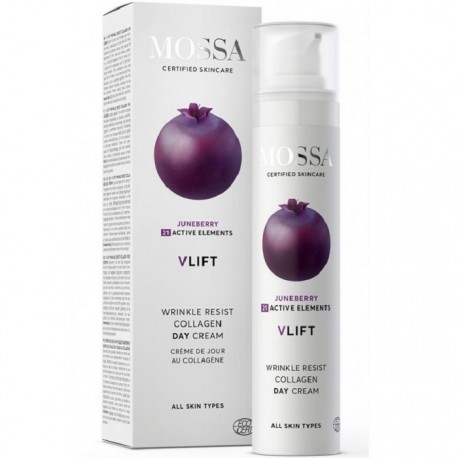Crema de zi lifting cu colagen V Lift Wrinkle Resist 50ml Mossa Organic