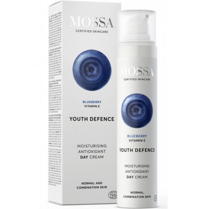 Crema hidratanta antioxidanta de zi pt ten normal si mixt Youth Defence 50ml Mossa