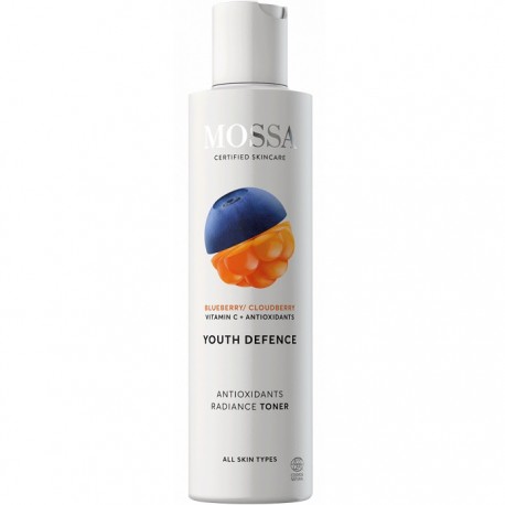 Toner antioxidant pt orice tip de ten Youth Defence 200ml Mossa Organic