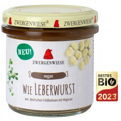 Crema tartinabila vegana Leberwurst bio 140g Zwergenwiese