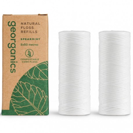 Ata dentara spearmint (rezerva) 2*50m Georganics Oral Care
