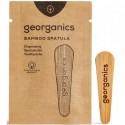 Spatula din lemn pentru pasta de dinti la borcanas Georganics Oral Care