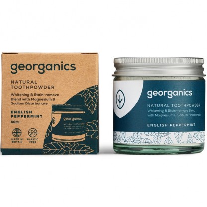 Pasta de dinti pudra Peppermint 60ml Georganics