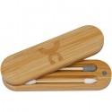 Betisoare reutilizabile din silicon si bambus Croll & Denecke