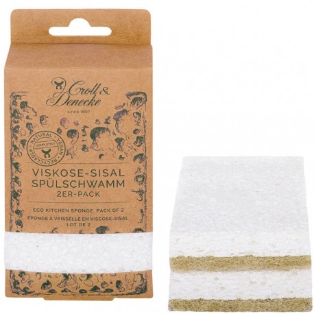 Burete din viscoza si sisal pentru vase 2 buc Croll & Denecke