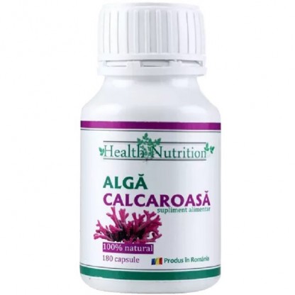 Alga calcaroasa (Lithothamnium calcareum) 180 capsule Health Nutrition