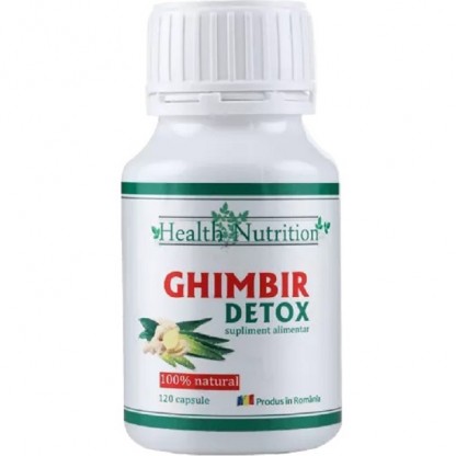 Ghimbir detox, arderea grasimilor 120 caps Health Nutrition