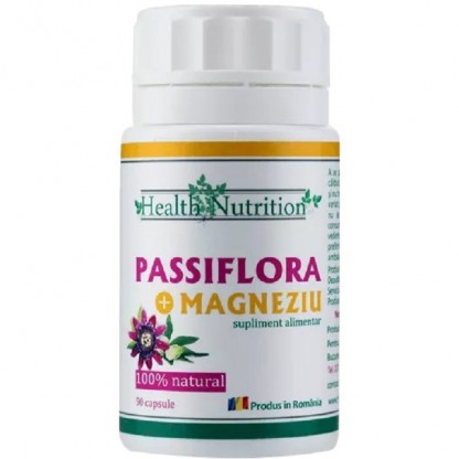 Passiflora cu Magneziu 90 capsule Health Nutrition