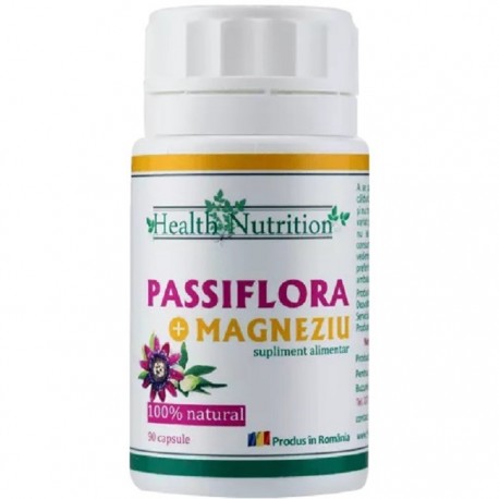 Passiflora cu Magneziu 90 capsule Health Nutrition