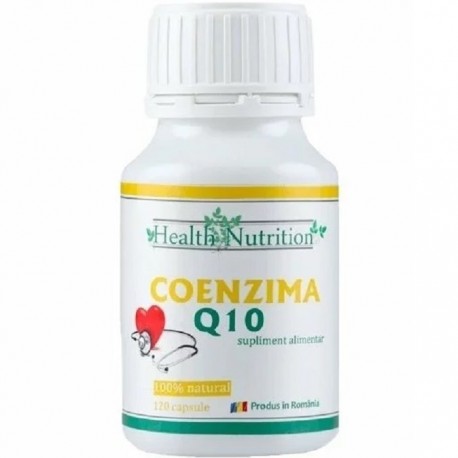 Coenzima Q10, sanatatea inimii si a ficatului 120 capsule Health Nutrition