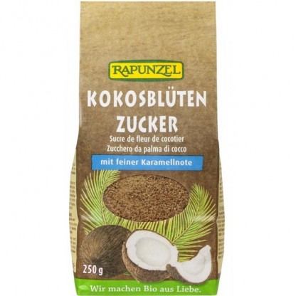 Zahar din flori de nuca de cocos bio 250g Rapunzel