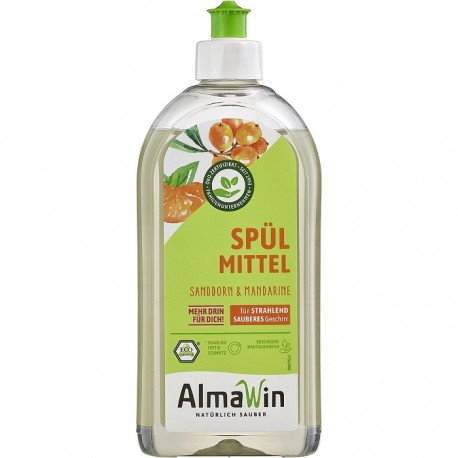 Detergent de vase concentrat cu catina si mandarine bio 500ml AlmaWin