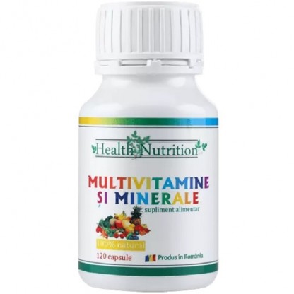 Multivitamine si minerale 120 capsule Health Nutrition