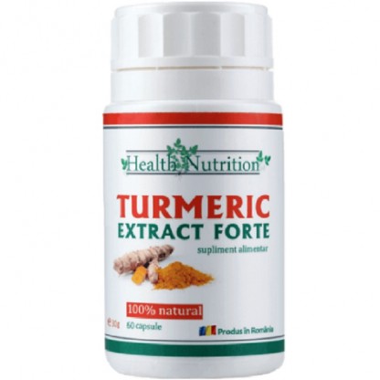 Turmeric extract forte cu piper 60 capsule Health Nutrition 